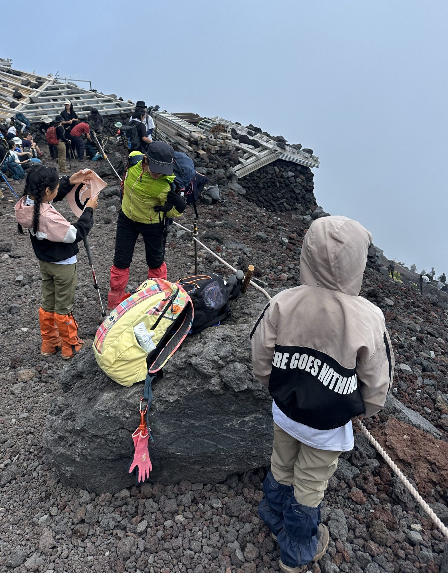 夜中に訪れた富士山衛生センター