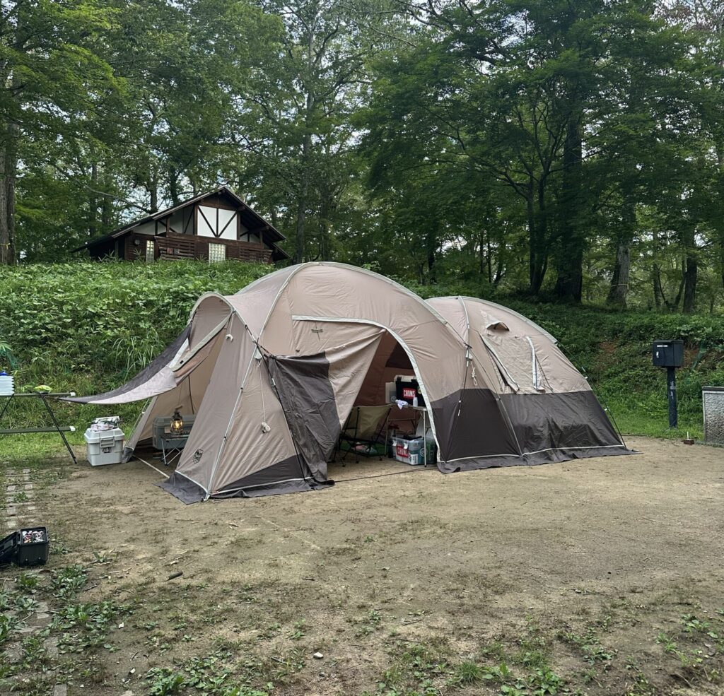 コストコのティンバーリッジ2ルームテント(わが家の愛用テント)